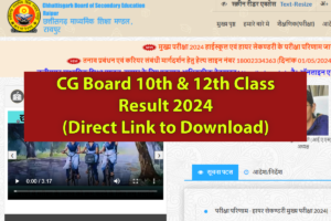 CG Board Class 10 and 12 result 2024